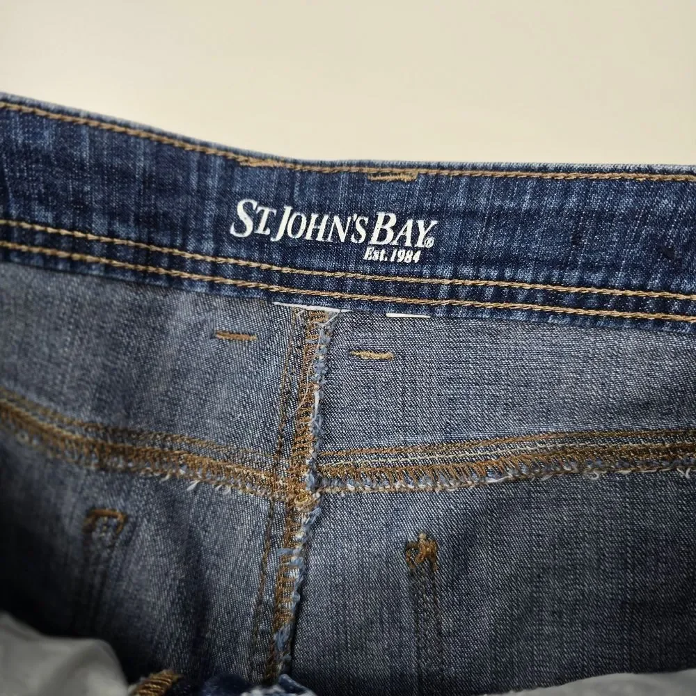 St. John's Bay Blue Denim Shorts